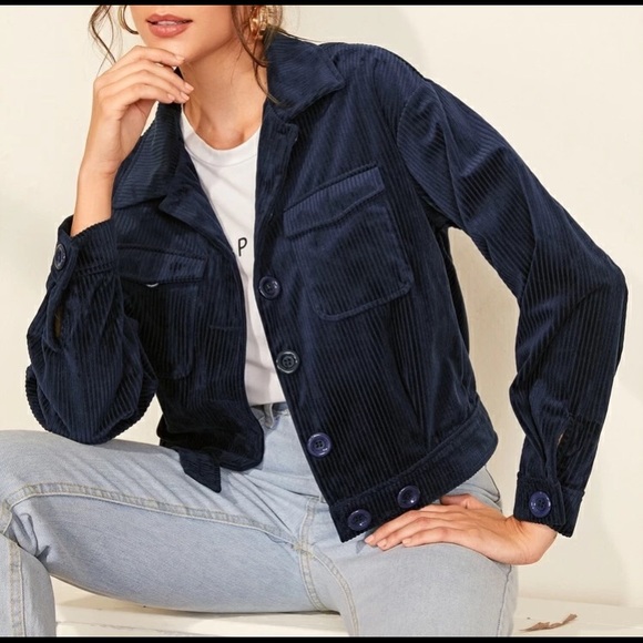SHEIN corduroy Jacket - Picture 4 of 4